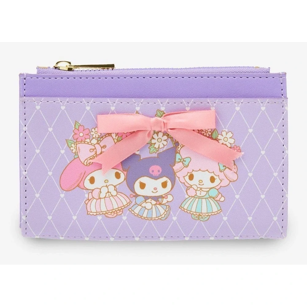 My Melody Kuromi Cake Mini Backpack & Wallet Sanrio Sweet‎ Piano Purple NWT